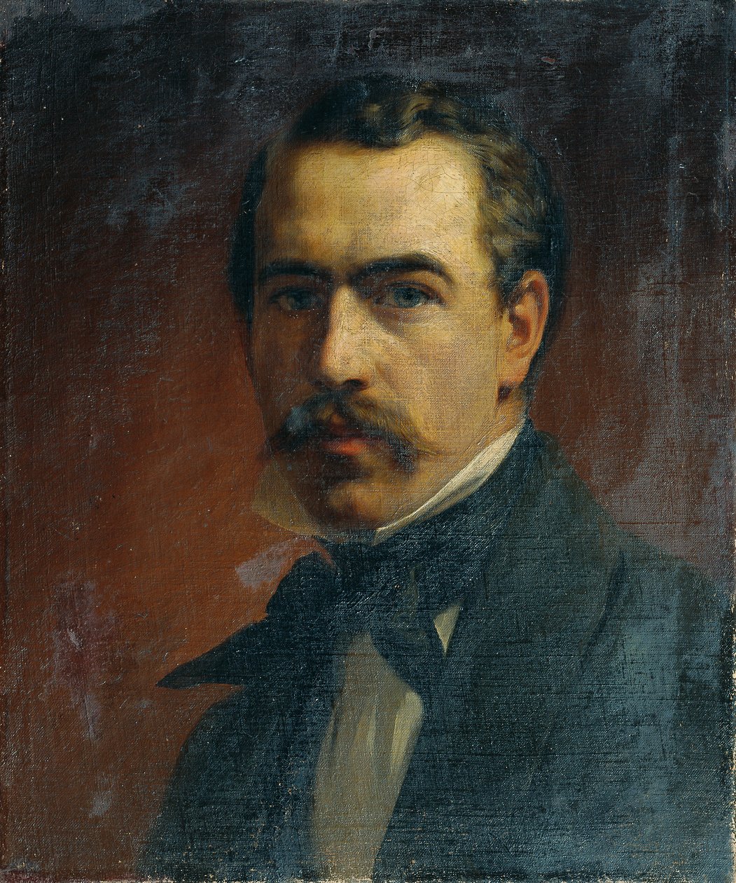 självporträtt av Ernst Lafite