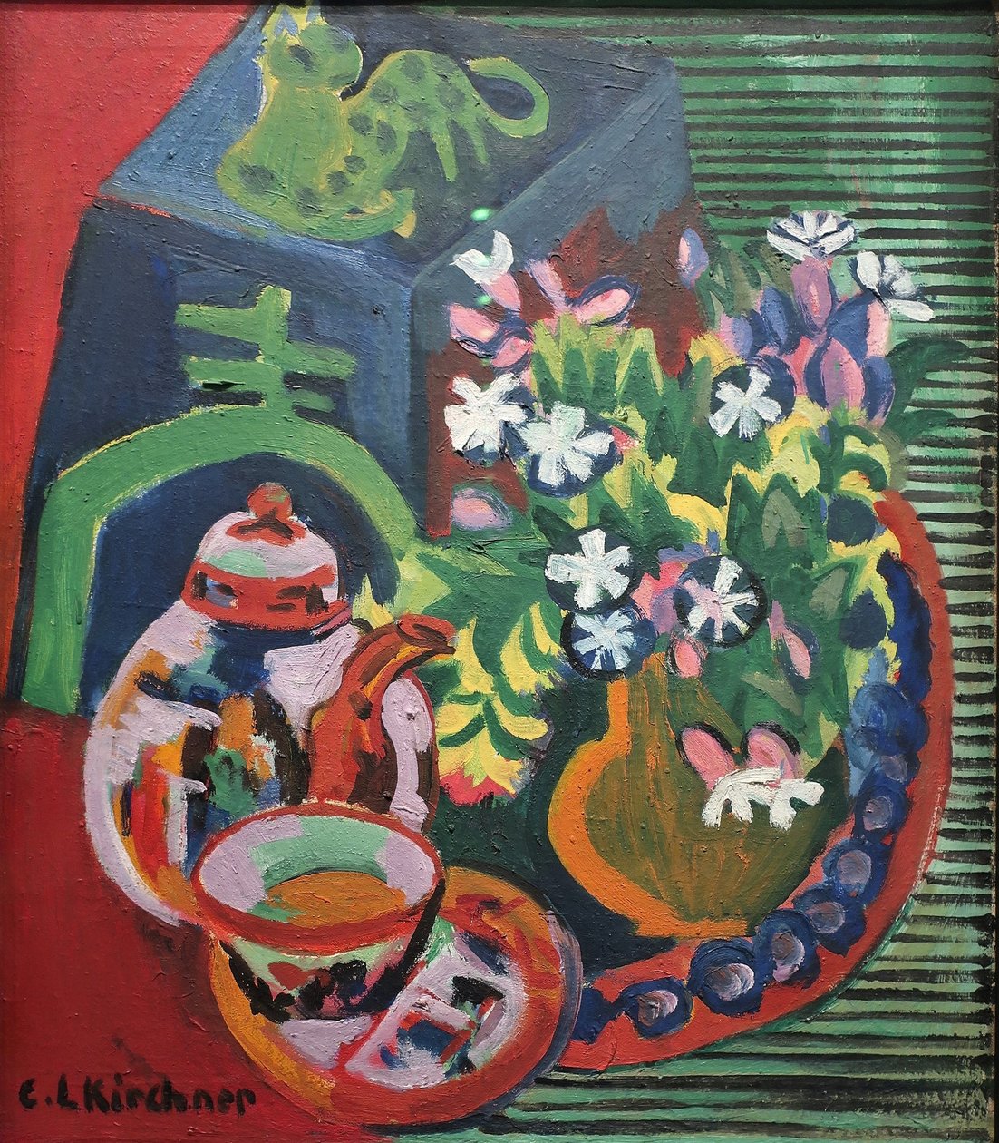 1920 Kirchner stilleben av Ernst Ludwig Kirchner