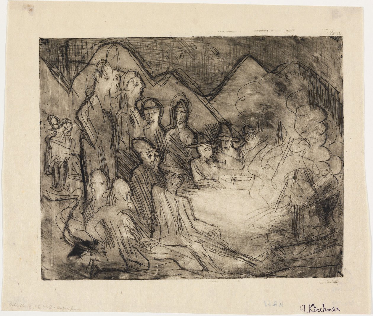 Augustibål av Ernst Ludwig Kirchner