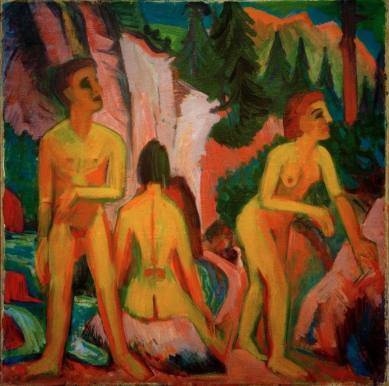 Badning av Ernst Ludwig Kirchner