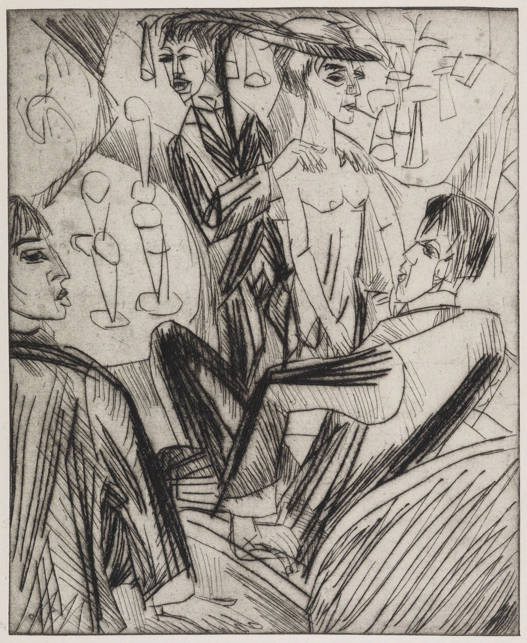 Bartanz av Ernst Ludwig Kirchner