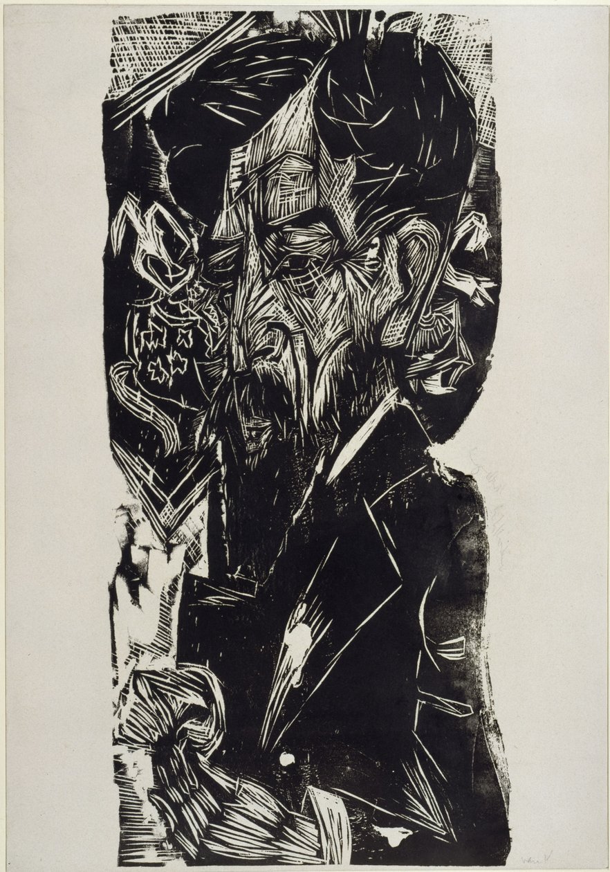 Porträtt av Van Vloten av Ernst Ludwig Kirchner