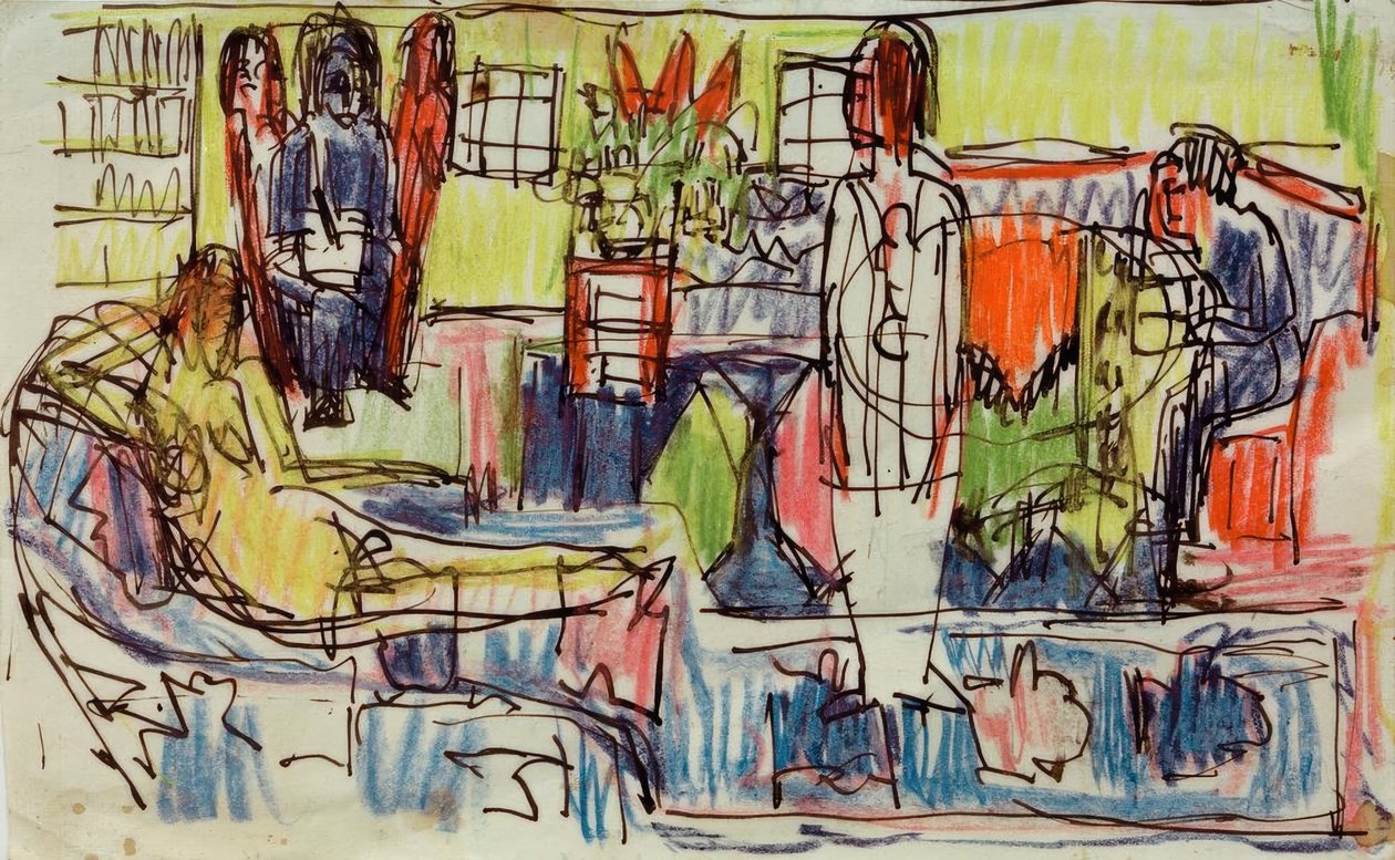 Modern bohem av Ernst Ludwig Kirchner