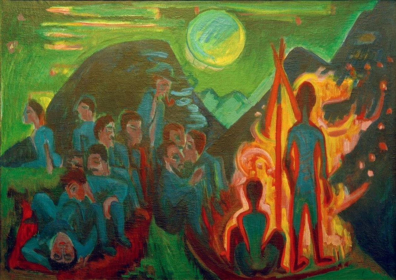 Federal brand av Ernst Ludwig Kirchner