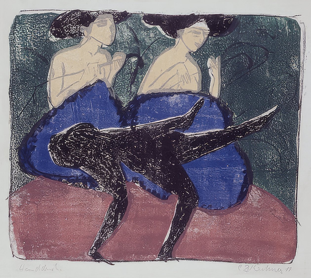 Lätt gjort. 1911 av Ernst Ludwig Kirchner