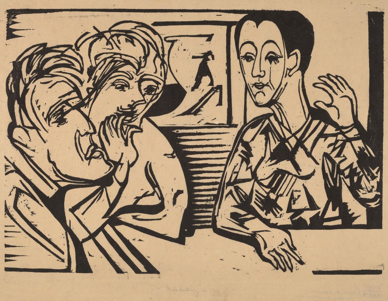 Konversation av Ernst Ludwig Kirchner