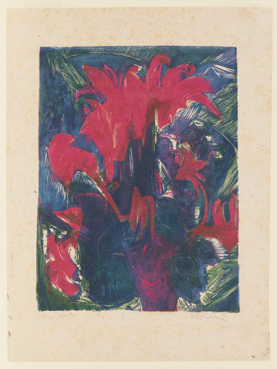 Cyklamen av Ernst Ludwig Kirchner