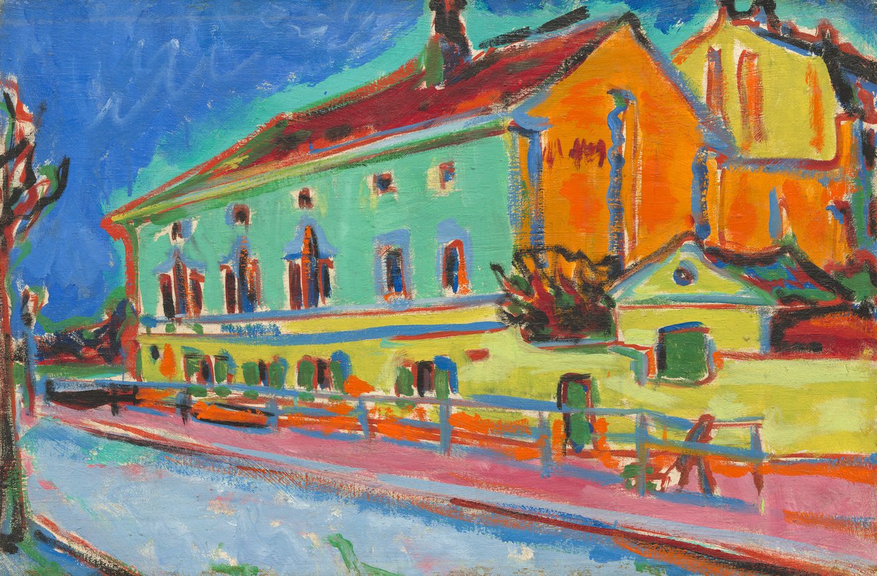 Danshallen Bellevue, 1909-10 av Ernst Ludwig Kirchner
