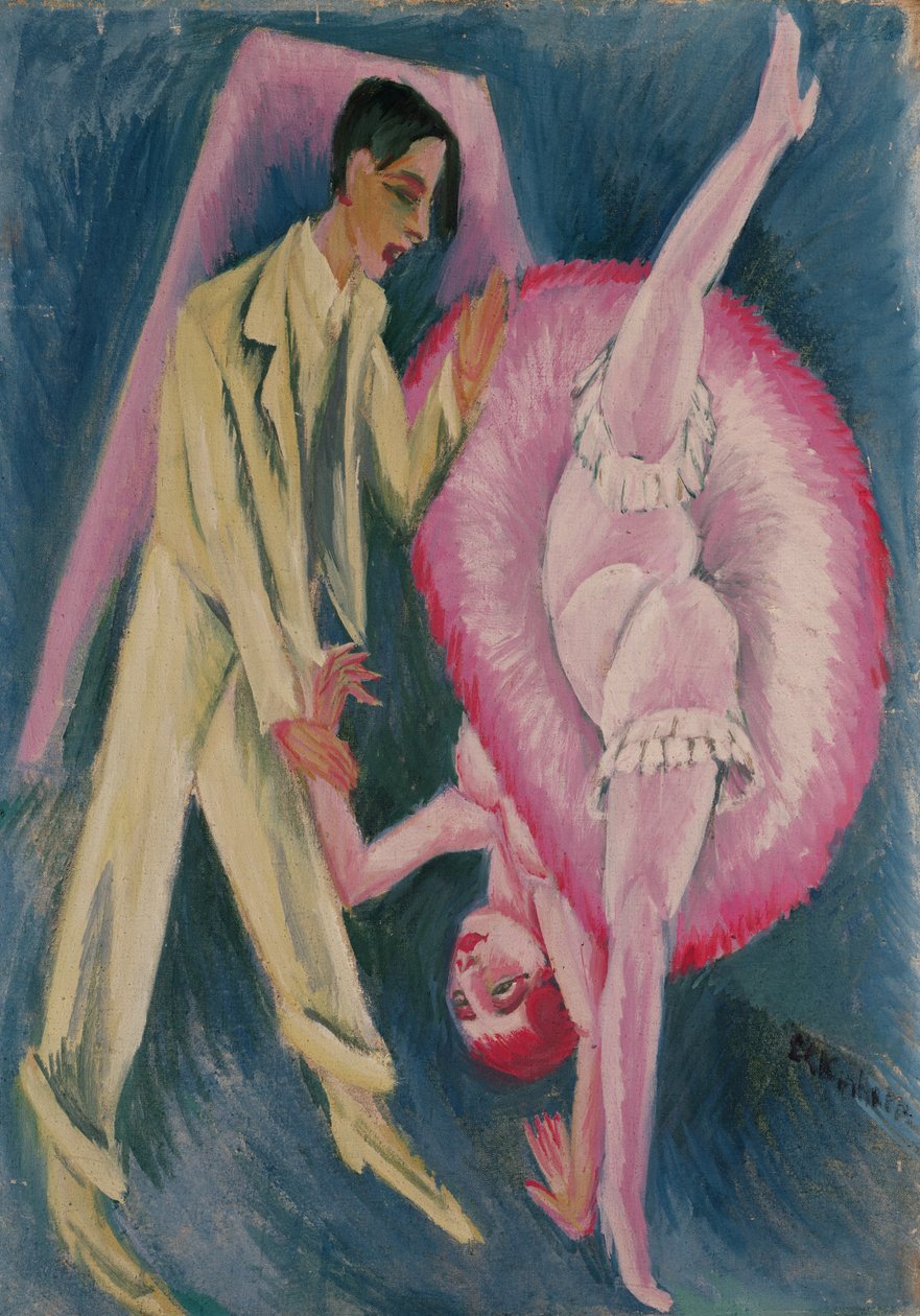 Dansande par, 1914 av Ernst Ludwig Kirchner