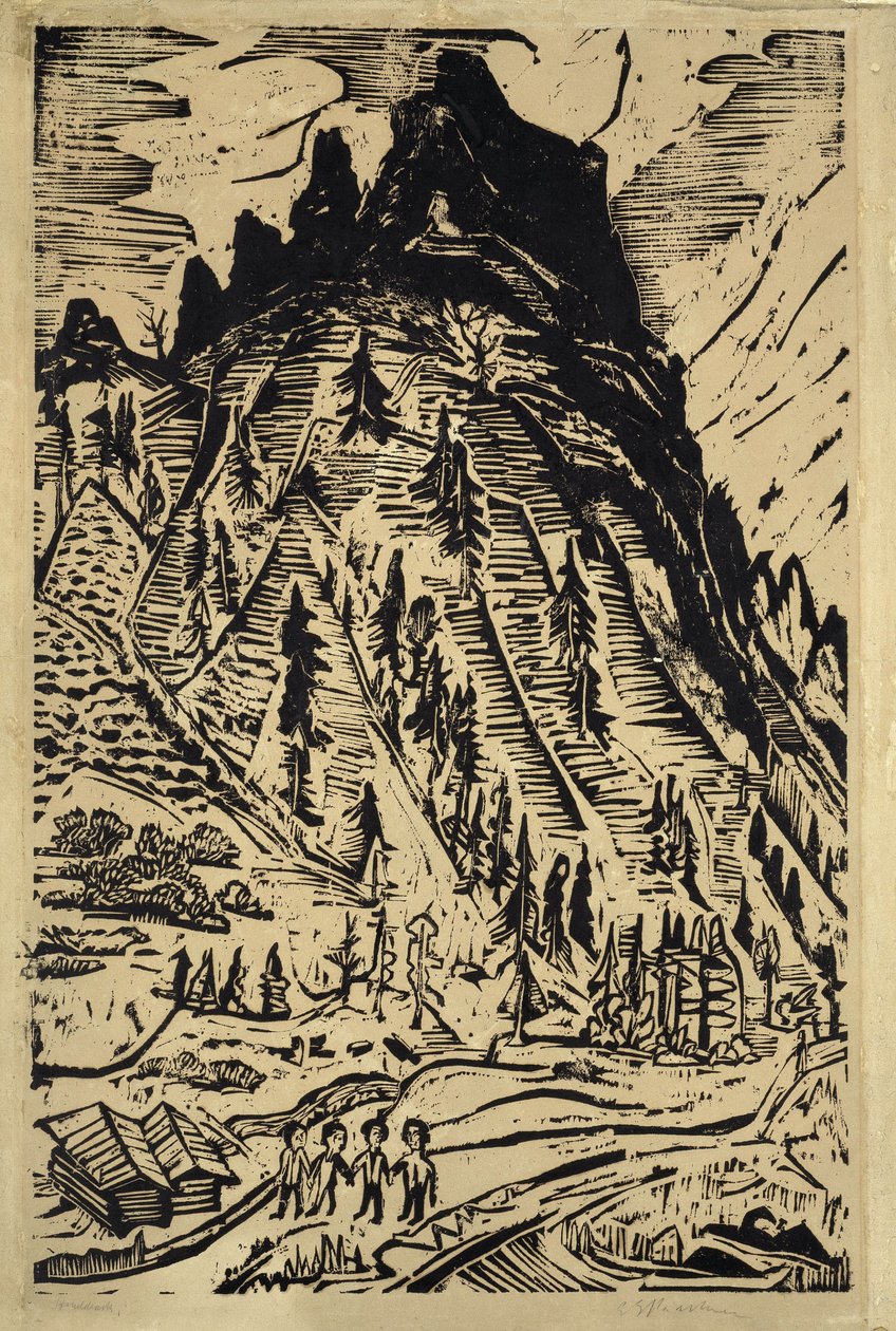 Berget av Ernst Ludwig Kirchner
