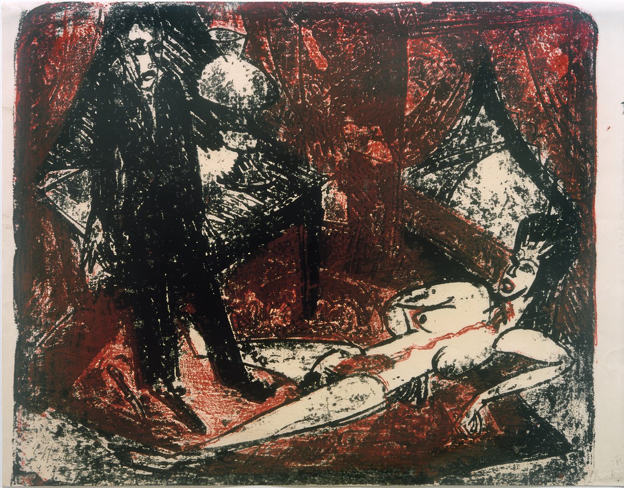 Mördaren av Ernst Ludwig Kirchner