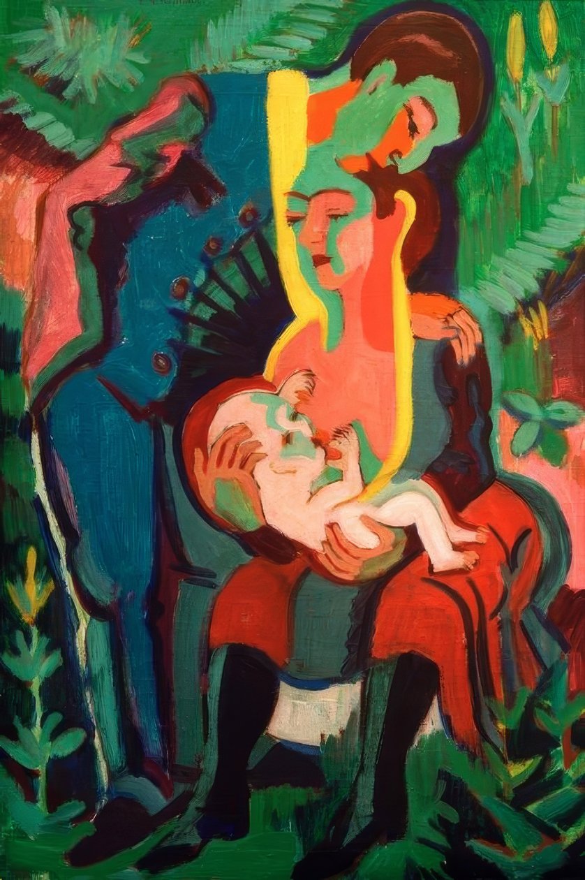 Familjen av Ernst Ludwig Kirchner