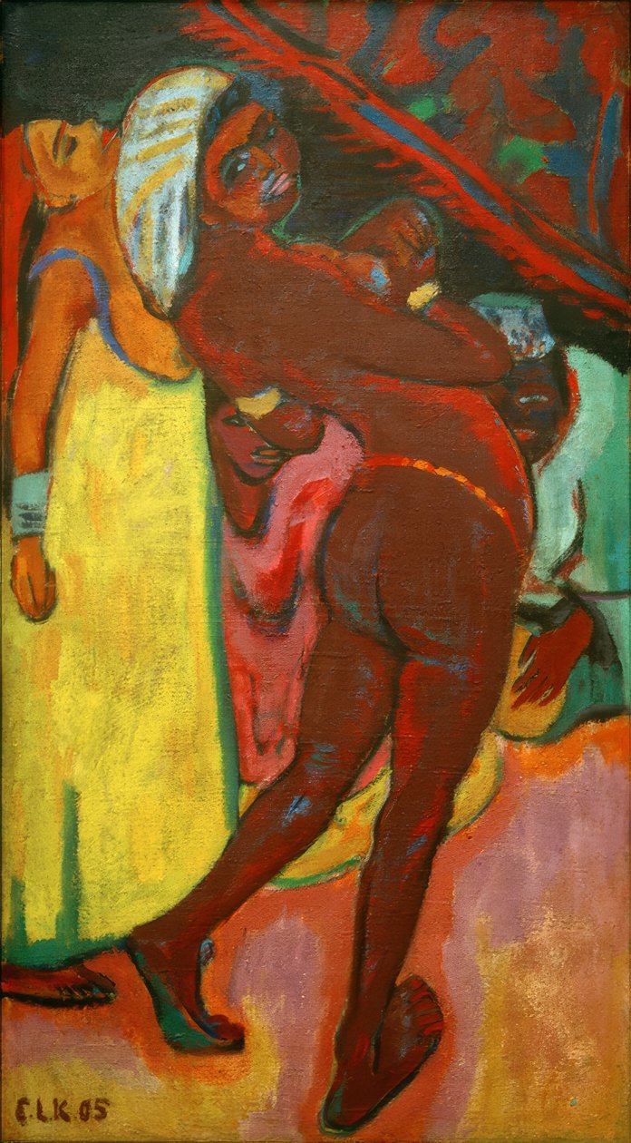 Den svarta dansaren av Ernst Ludwig Kirchner