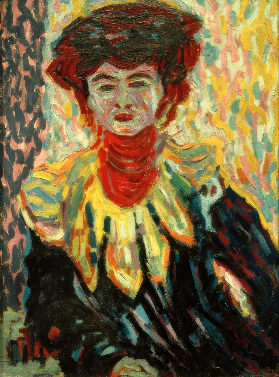 Doris med nackstöd av Ernst Ludwig Kirchner