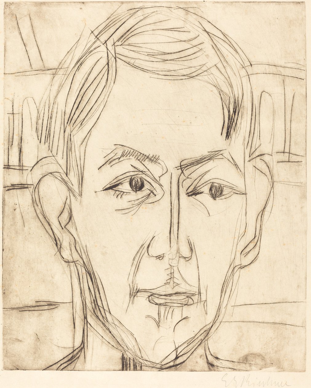 Dr Hans Bütow av Ernst Ludwig Kirchner