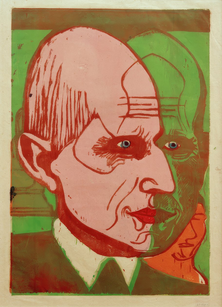 E.L.Kirchner, Dr Frédéric Bauer av Ernst Ludwig Kirchner