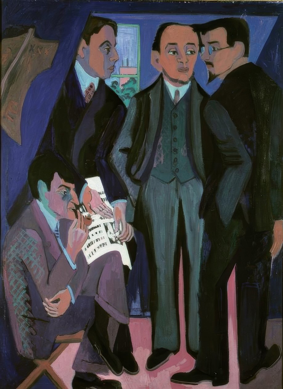 En konstnärsgemenskap av Ernst Ludwig Kirchner
