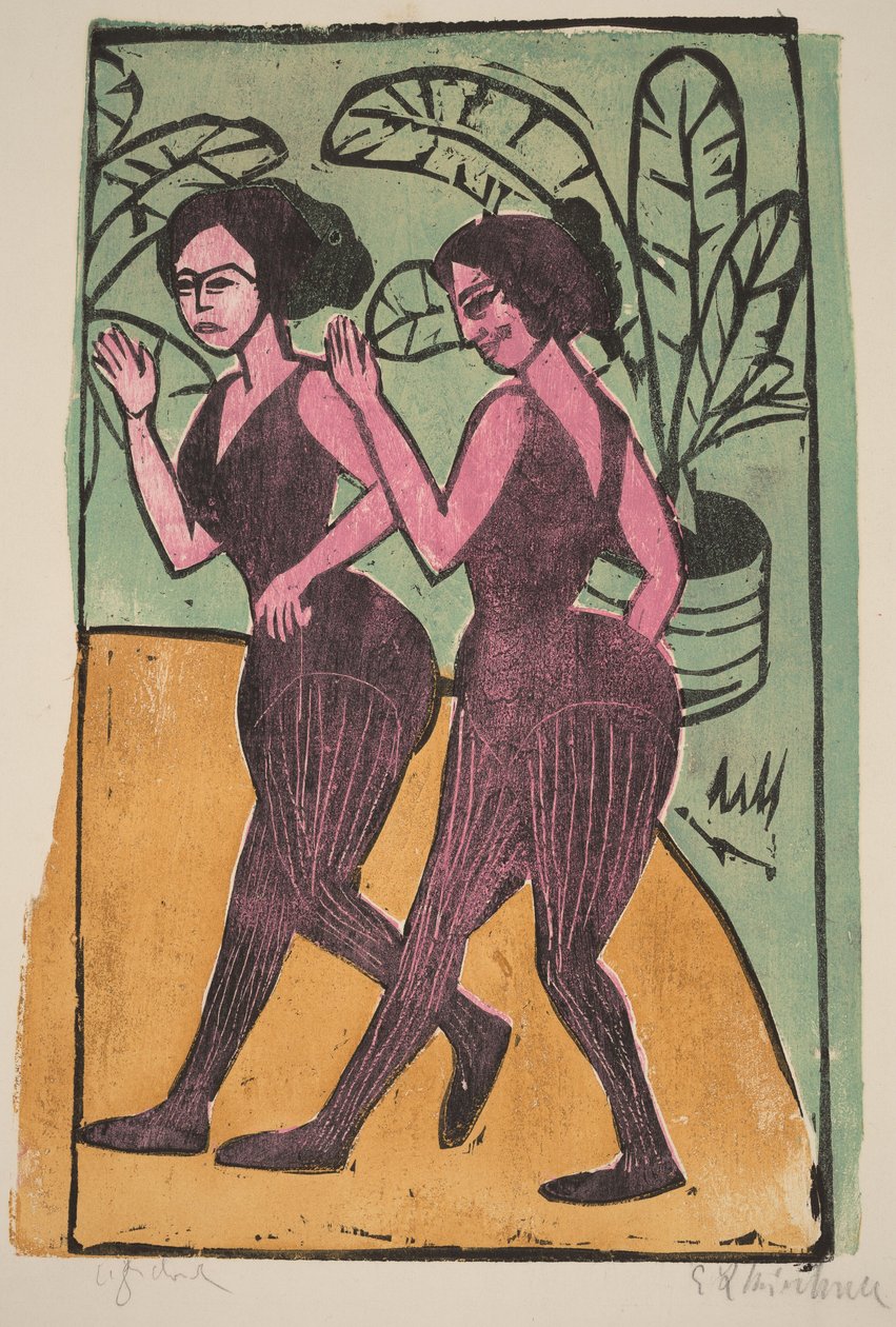 Englische Stepptänzer av Ernst Ludwig Kirchner