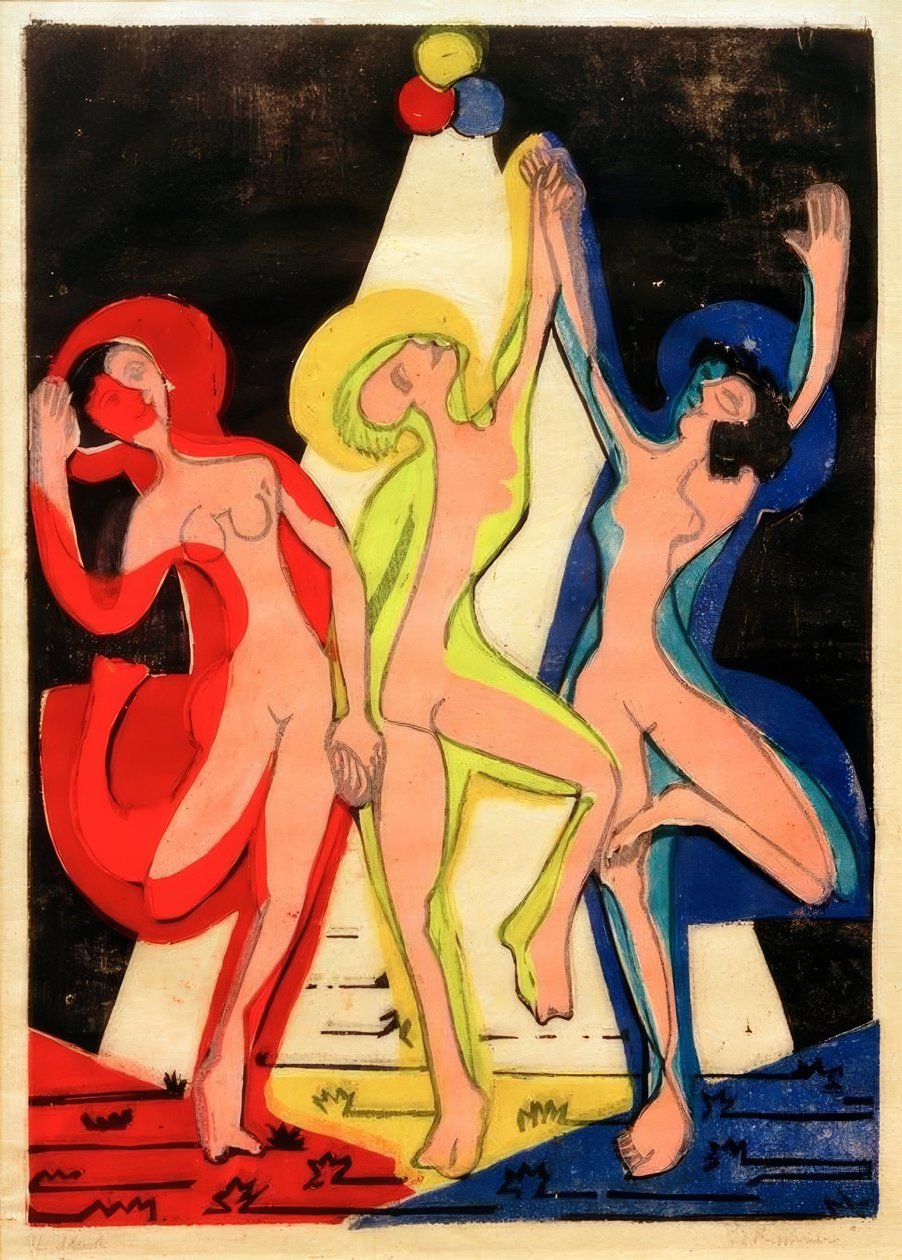 Färgdans av Ernst Ludwig Kirchner
