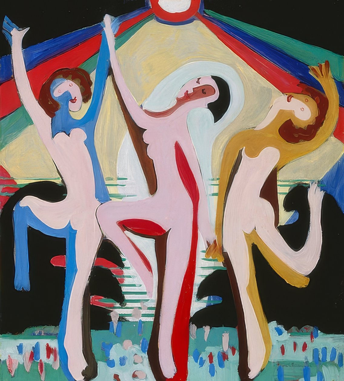 Färgdans av Ernst Ludwig Kirchner