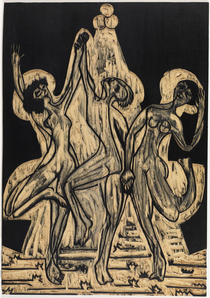 Färgdans, teckningsblock av Ernst Ludwig Kirchner