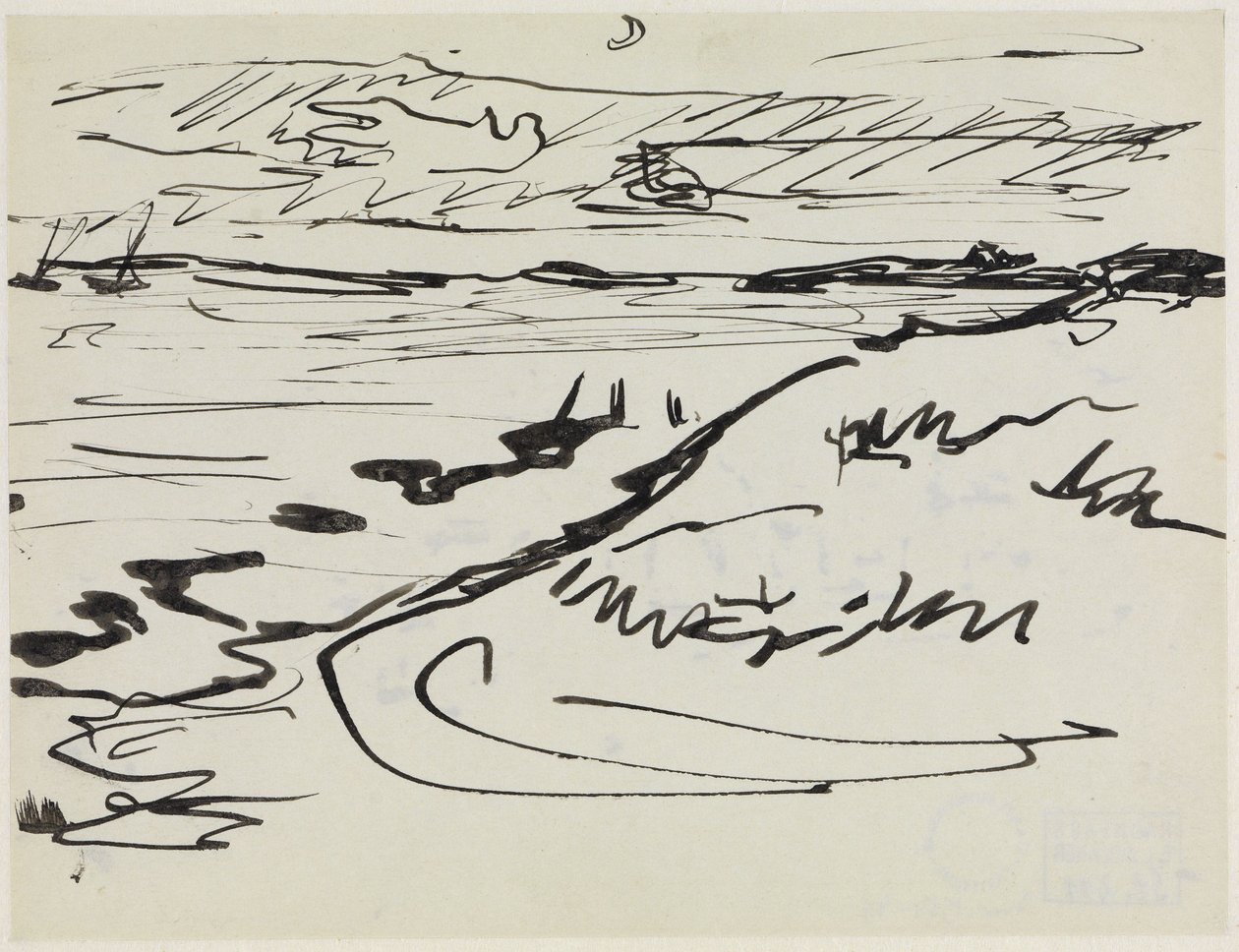 Fehmarn-kusten av Ernst Ludwig Kirchner