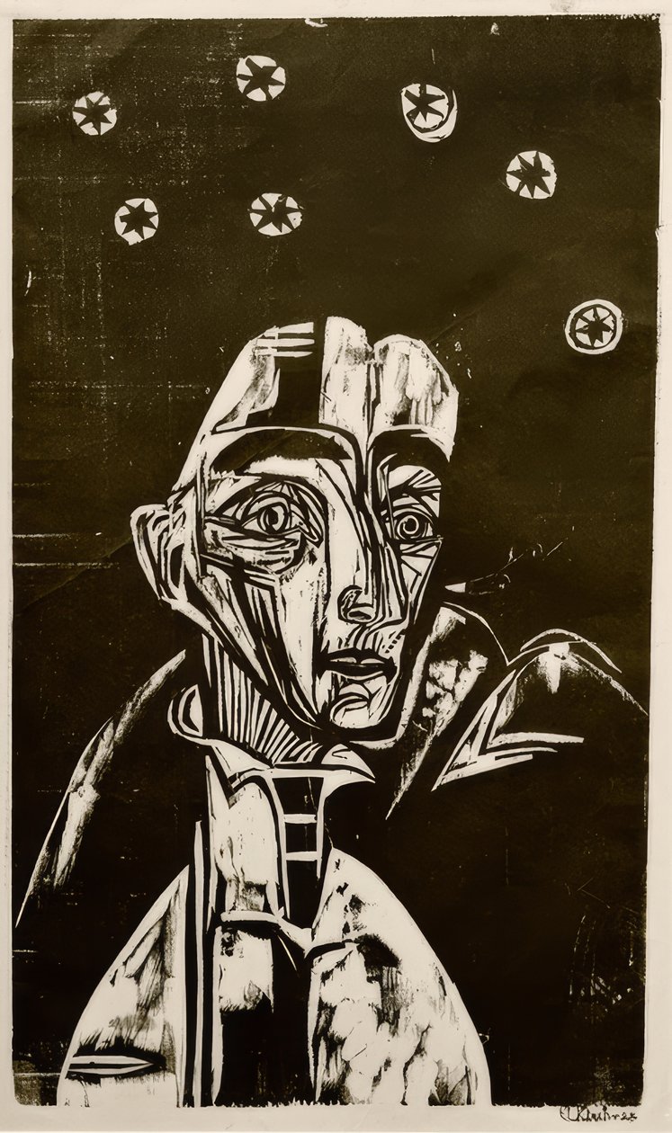 Kvinna i natten av Ernst Ludwig Kirchner
