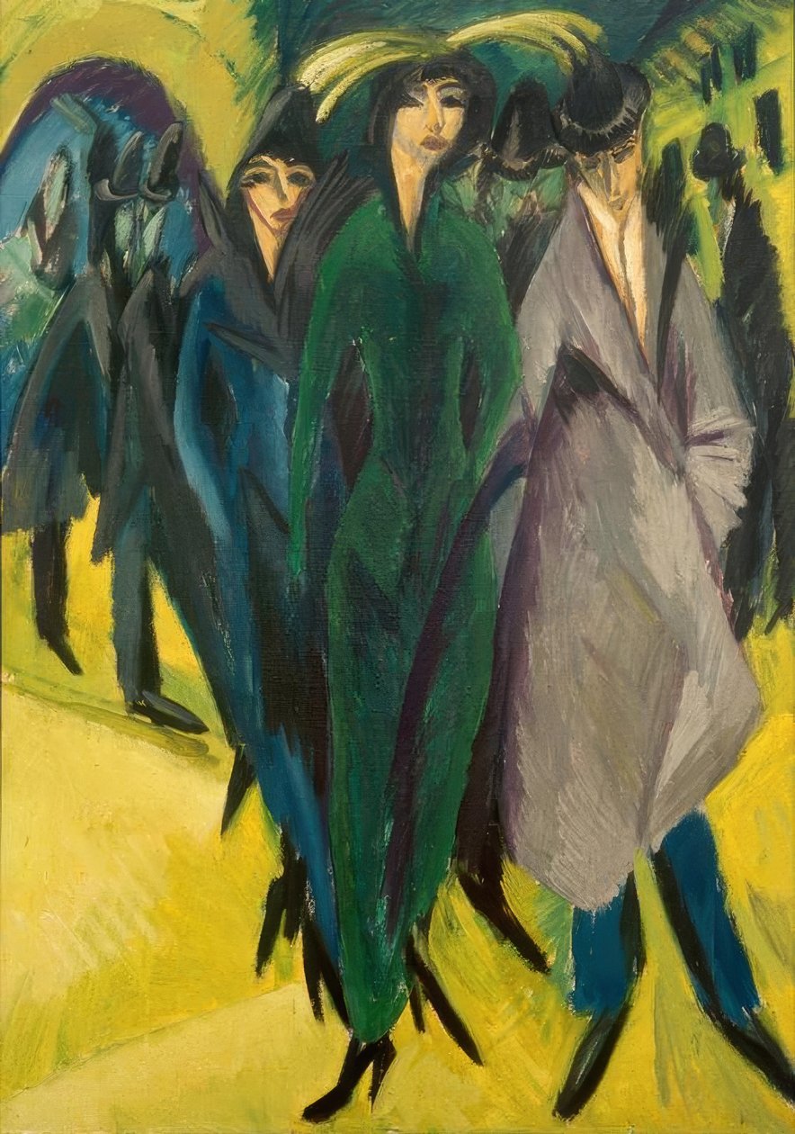 Kvinnor på gatan av Ernst Ludwig Kirchner