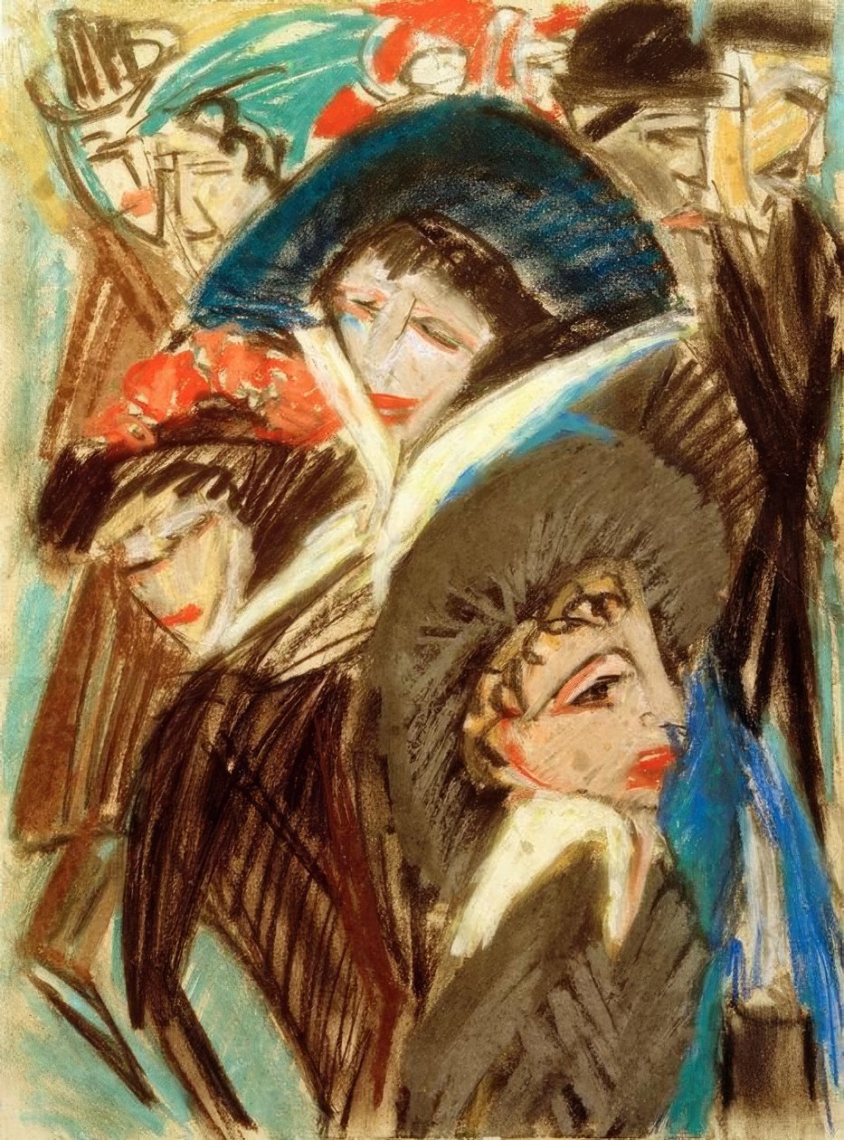 Kvinnor på gatan av Ernst Ludwig Kirchner