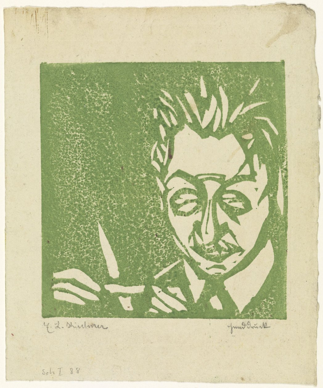 Glasblåsare (Walter Kirchner) av Ernst Ludwig Kirchner