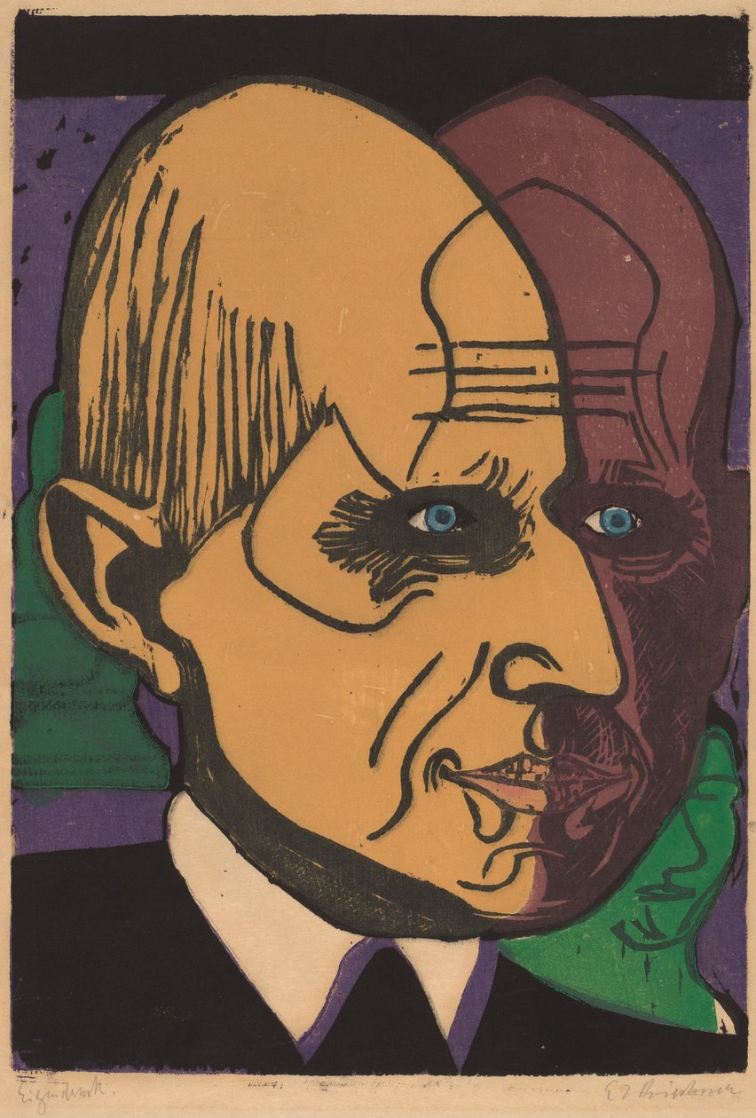 Chef för Dr. Bauer av Ernst Ludwig Kirchner