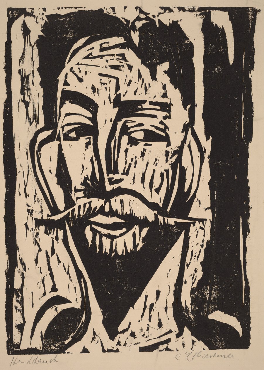 Prof. dr Graef, avdelningschef av Ernst Ludwig Kirchner