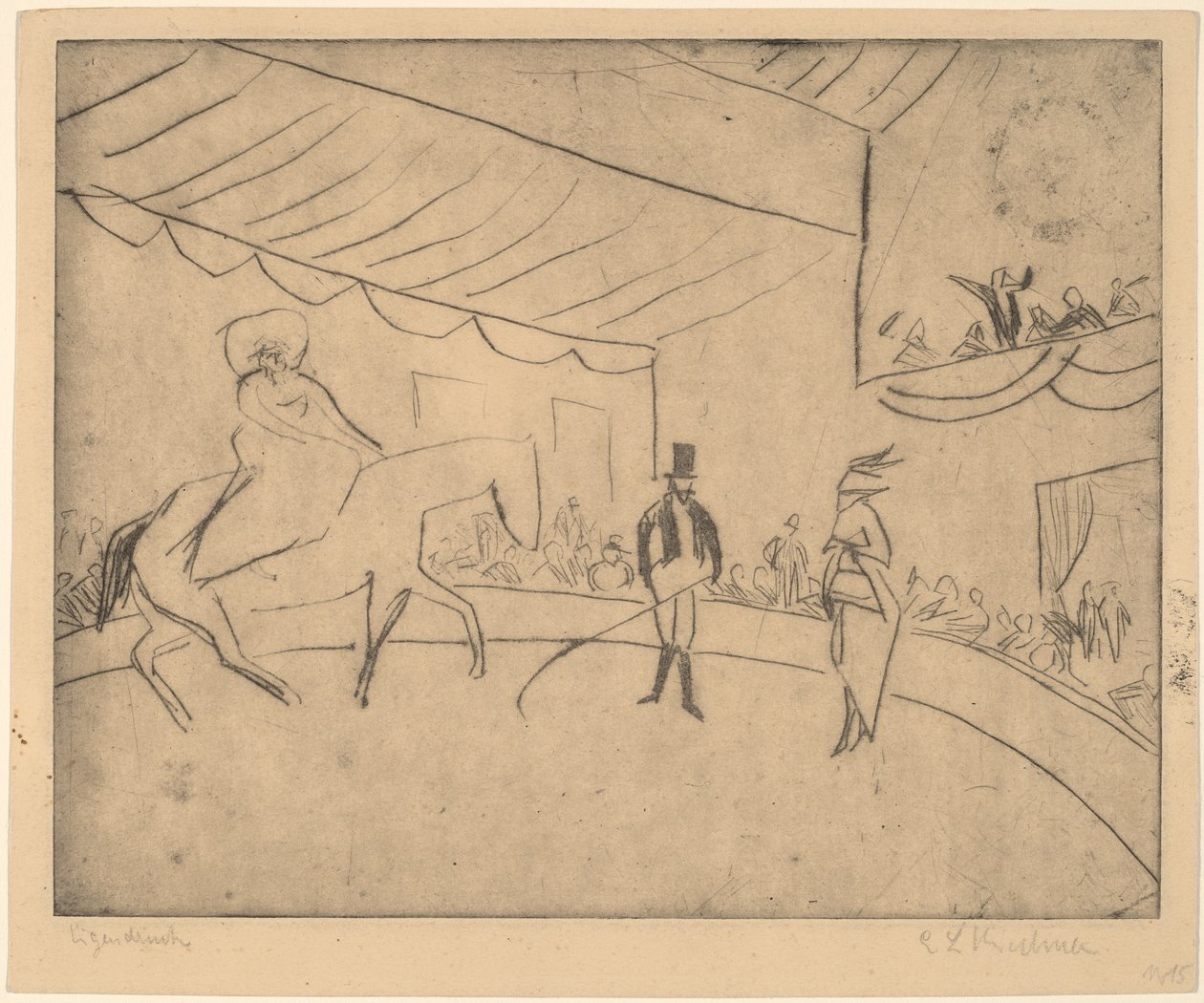 Hippodrom av Ernst Ludwig Kirchner