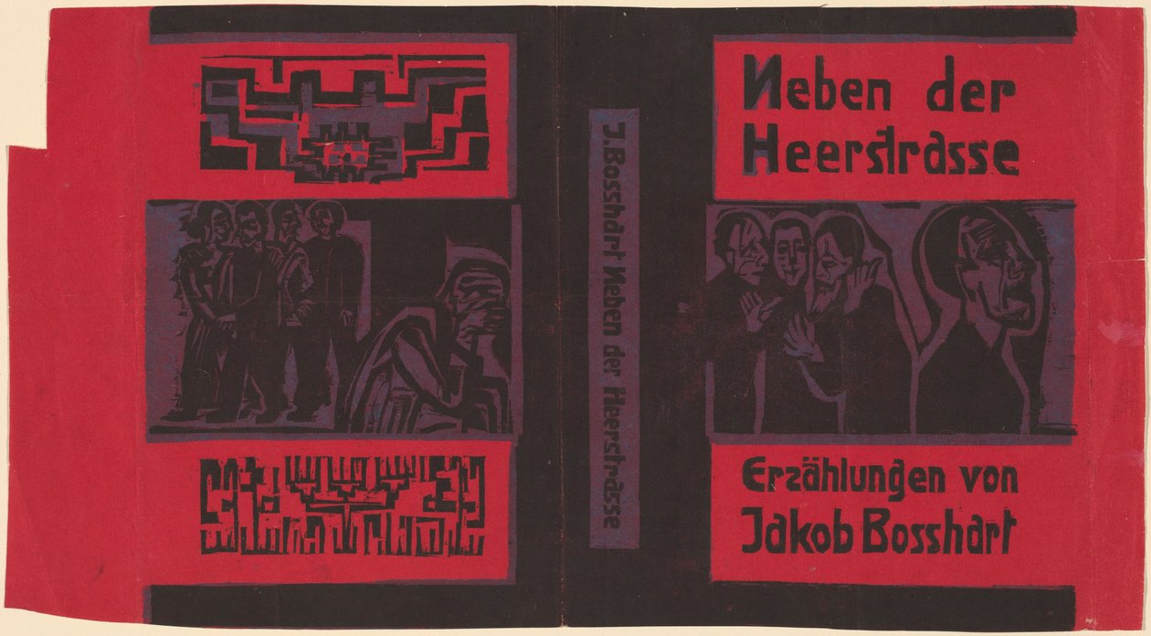 Jakob Bolsharat: Neben der Heirestrasse (Jacob Bolsharat: Near Main Street) av Ernst Ludwig Kirchner