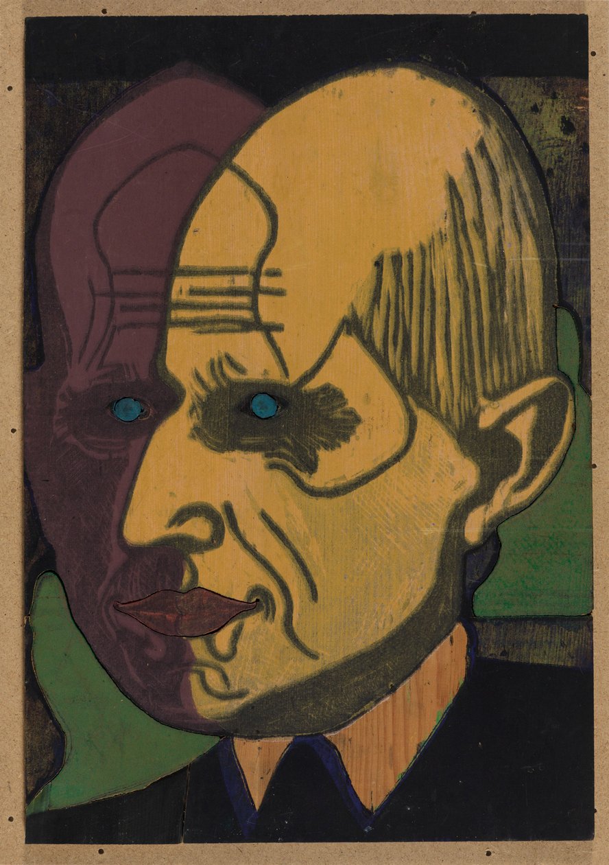 Avdelningschef Dr. Bauer, Farbstock II av Ernst Ludwig Kirchner