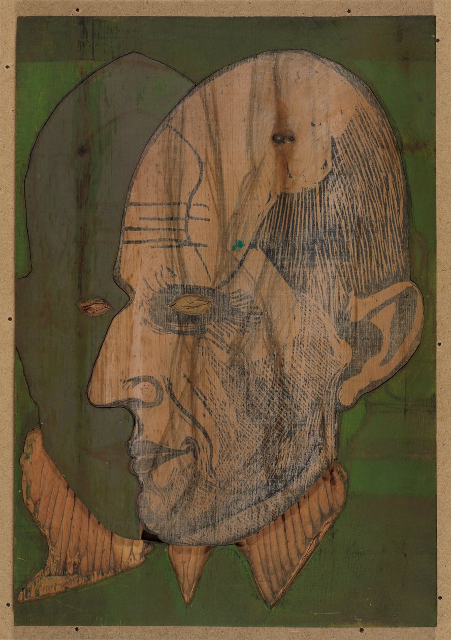Avdelningschef Dr. Bauer, färgavdelning I av Ernst Ludwig Kirchner