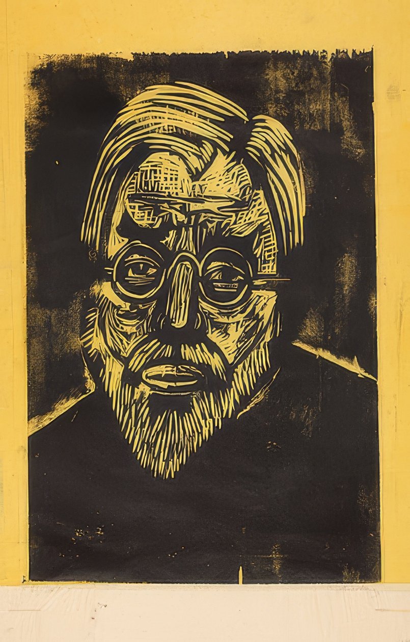Chef för Jakob Bosshart. 1921 av Ernst Ludwig Kirchner