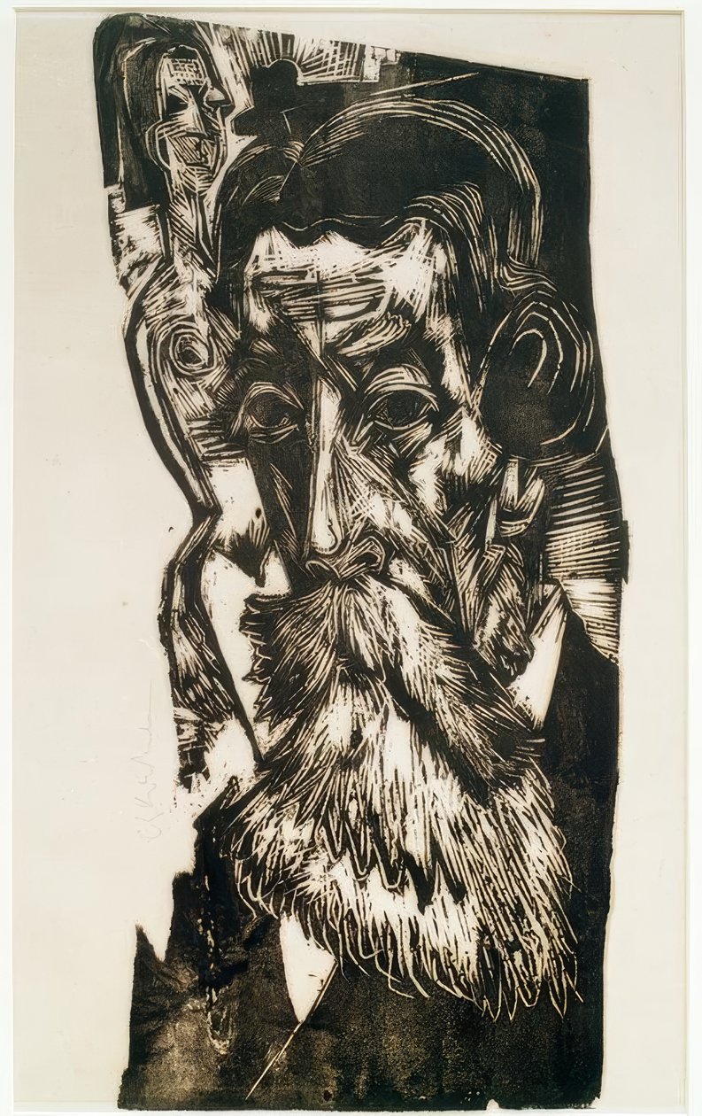 Chef för Ludwig Schames av Ernst Ludwig Kirchner