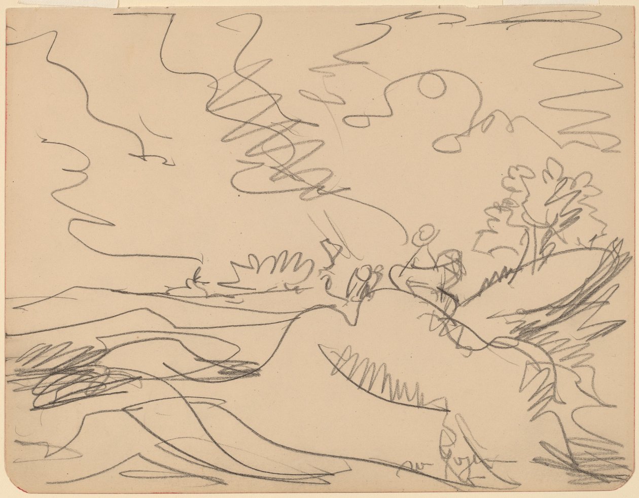 Landskap i Taunus av Ernst Ludwig Kirchner