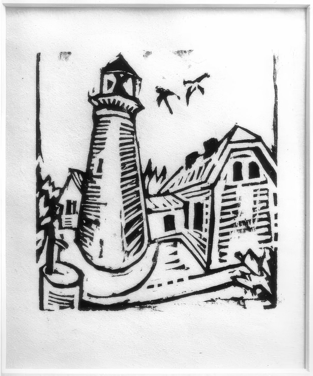 Fyren på Fehmarn av Ernst Ludwig Kirchner