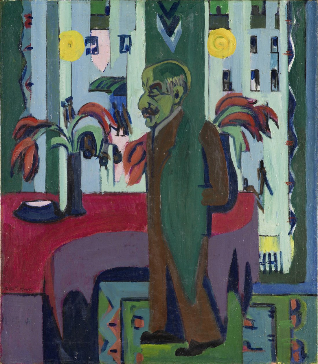 Max Liebermann i sin ateljé av Ernst Ludwig Kirchner