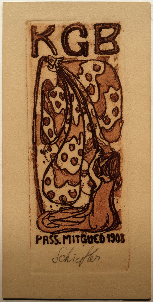 Medlemskort Bron av Ernst Ludwig Kirchner
