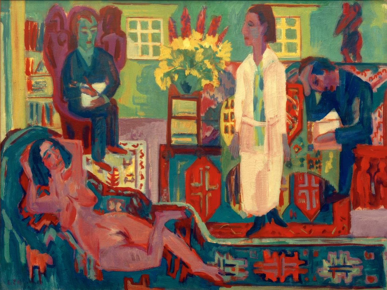 Modern Bohemian av Ernst Ludwig Kirchner