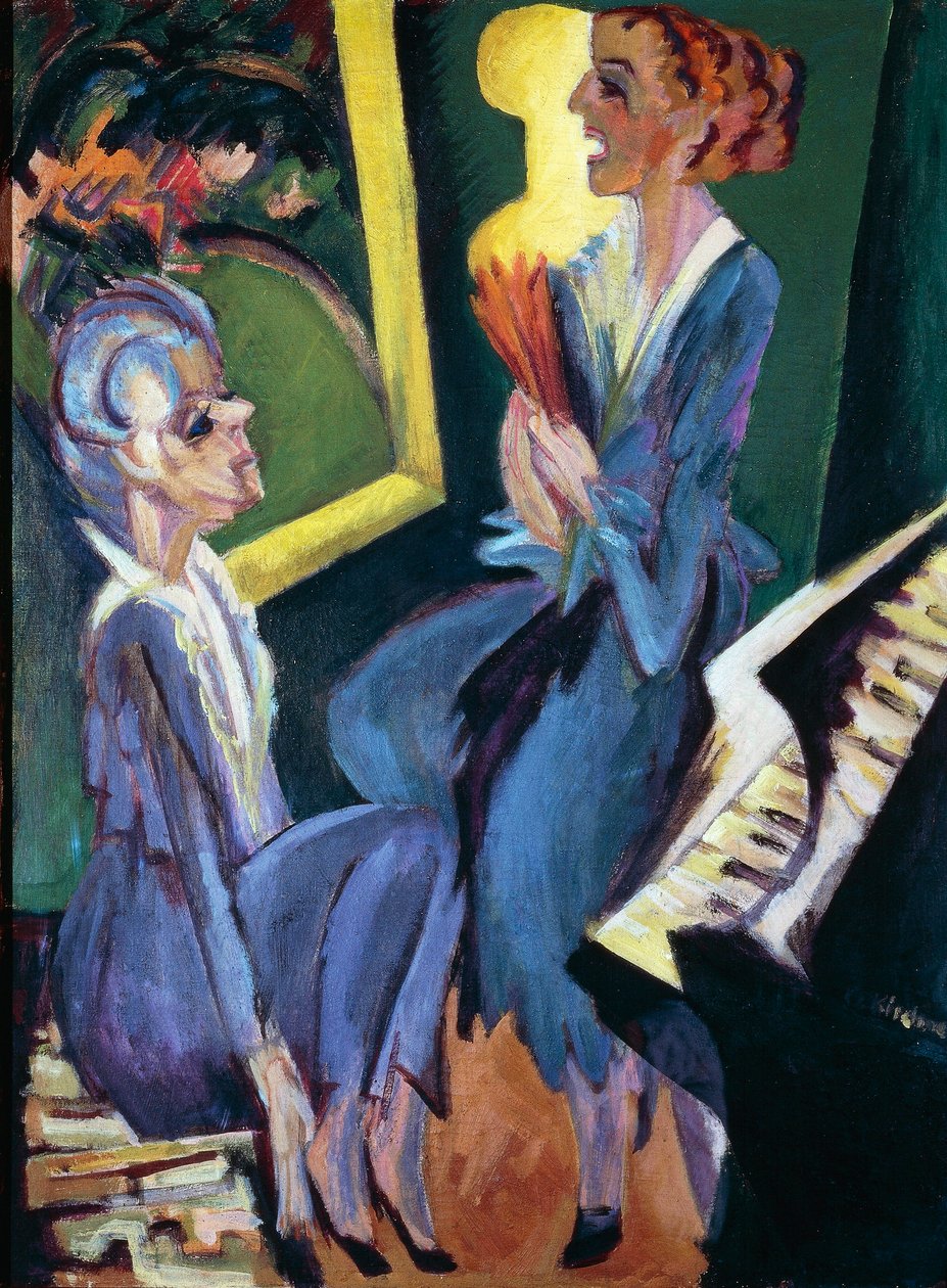 Musikrum av Ernst Ludwig Kirchner
