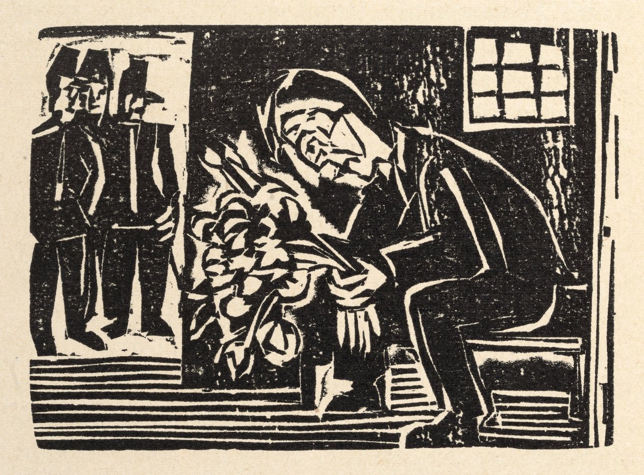 Vid landsvägen. Berättelser av Jakob Bosshart. Fredens apostel - I cellen av Ernst Ludwig Kirchner