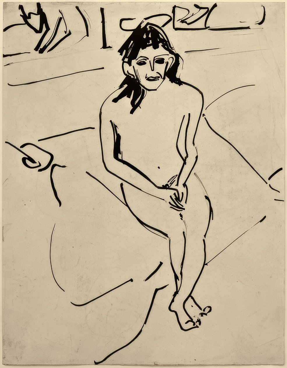 Namnlös (Marcella) av Ernst Ludwig Kirchner