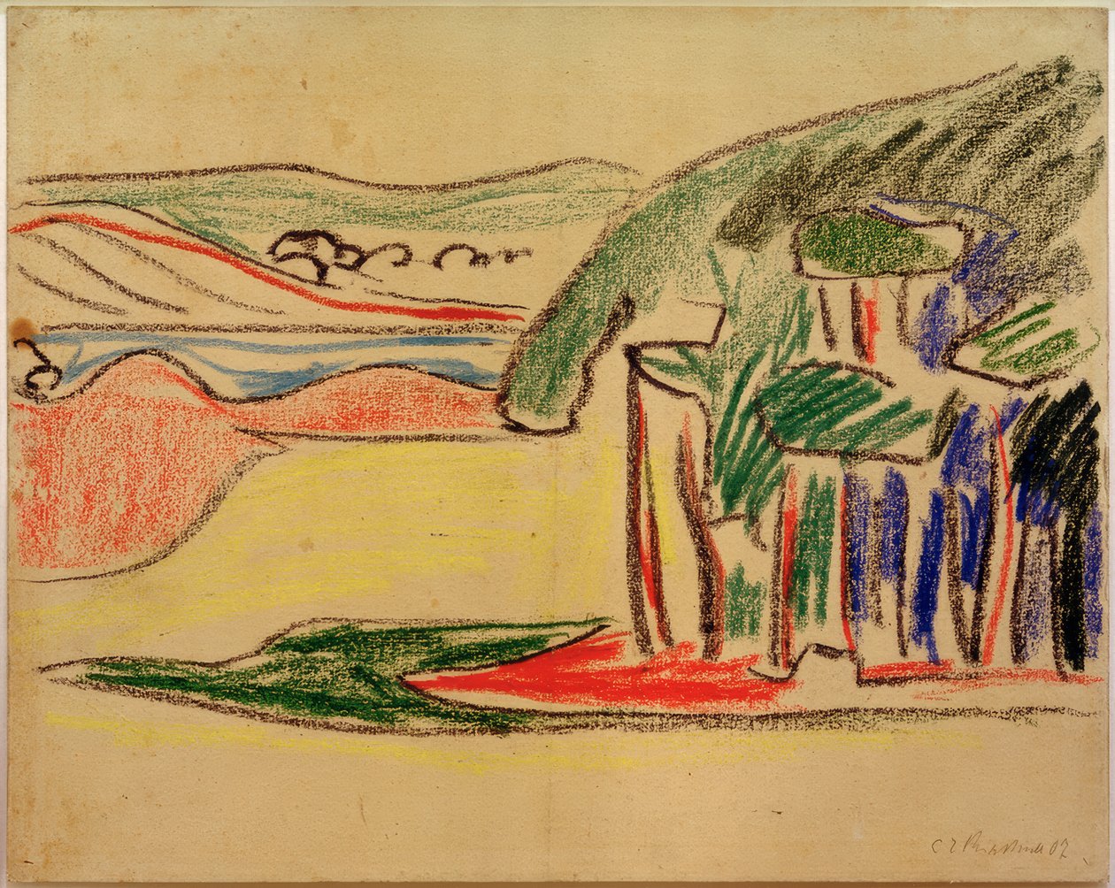 Utan titel (Moritzburger Teiche) av Ernst Ludwig Kirchner