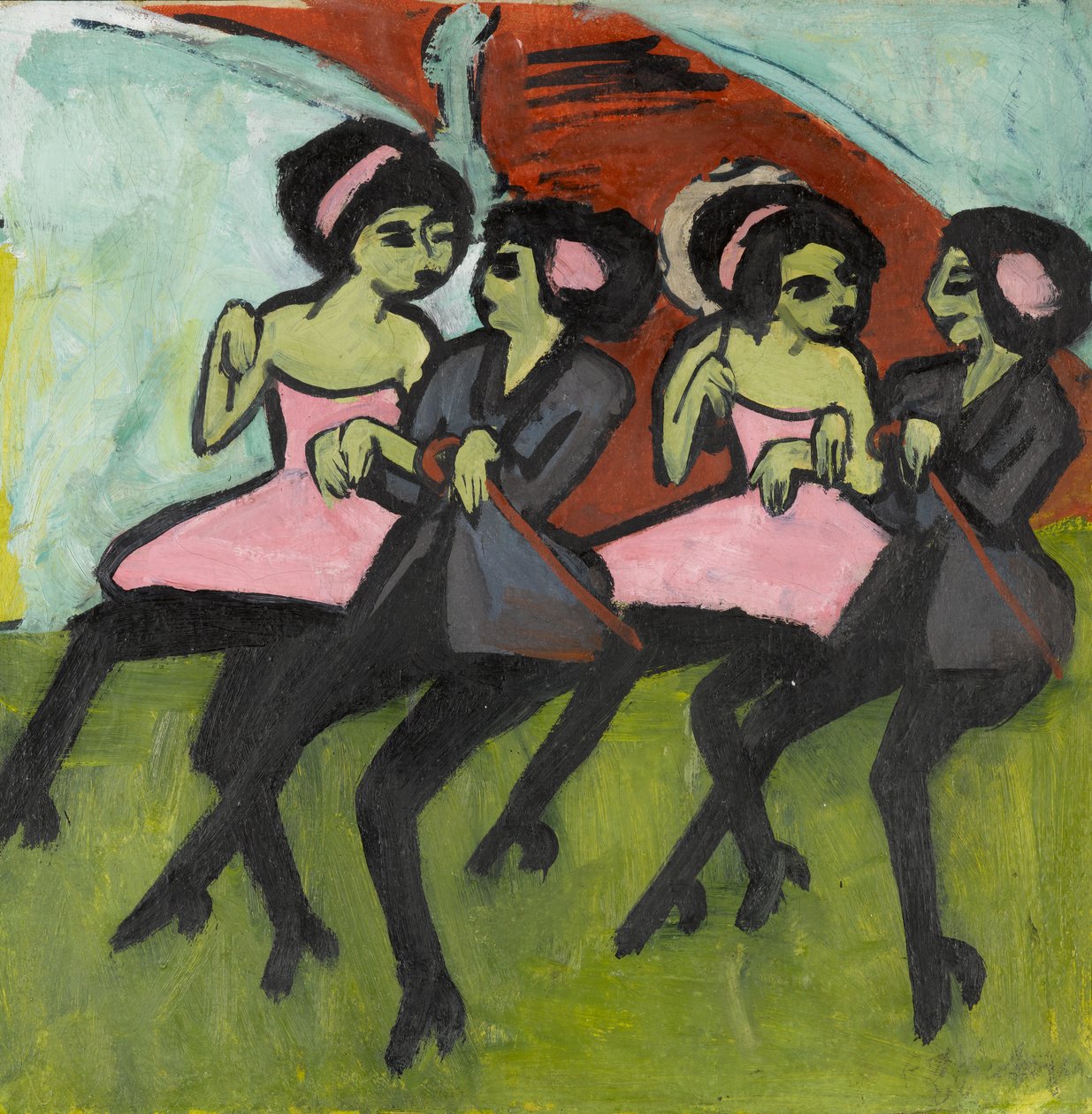 Panama dansare, 1910-1911 av Ernst Ludwig Kirchner