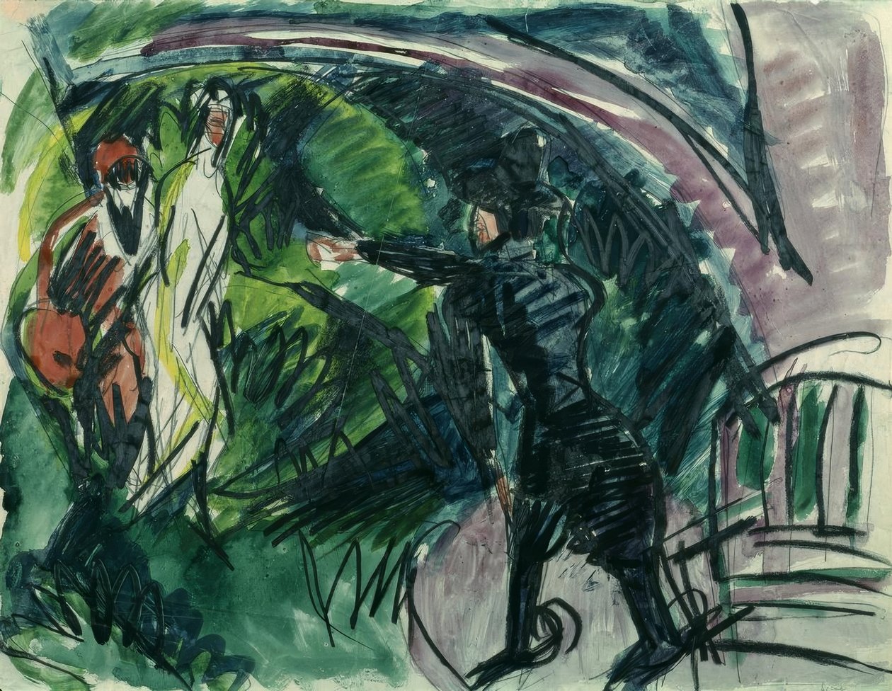 Pantomim Reimann I av Ernst Ludwig Kirchner