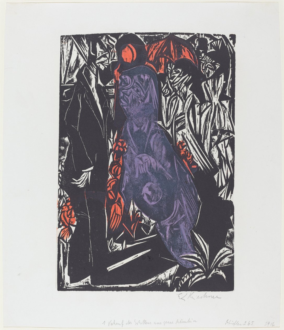 Peter Schlemihls underbara berättelse: Försäljningen av hans skugga av Ernst Ludwig Kirchner